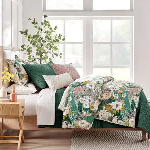 Miniatura 136 de Levtex Home Mills Waffle - Juego de colcha King (122 x 106 pulgadas) con 2 fundas de almohada (36 x 20 pulgadas) - Rubor - Juego de colcha de Blush