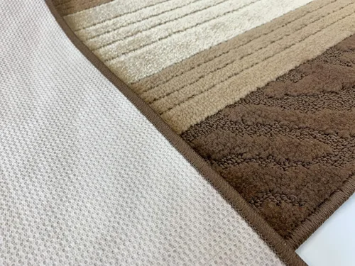 Miniatura 7 de Alfombra antideslizante de tamaño especial para pasillos largos y estrechos, evita suelos fríos resbaladizos, marrón retro, 25 x 10 pulgadas Retro