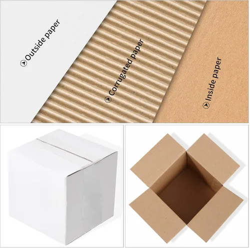 Miniatura 5 de Paquete de 25 cajas de envío pequeñas de cartón de 5 x 5 x 5 pulgadas para correo, embalaje y almacenamiento (5 x 5 x 5)