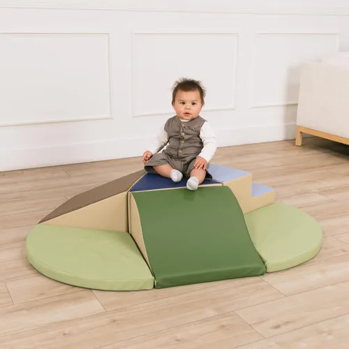Miniatura 9 de FDP SoftScape Playtime Junction 360 Climber Plus - Almohadillas laterales, estructura de juego activo para interiores para niños pequeños y niños