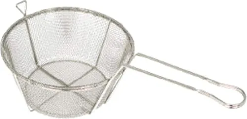 Winco cesta para freír, alambre, 6 malla, 26.57cmdiámetro x 15.24cmH