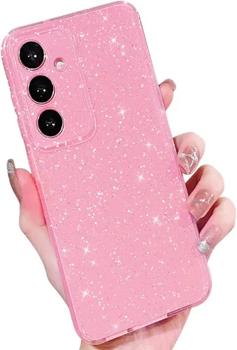 Miniatura 31 de MINSCOSE Compatible con Samsung Galaxy S22 Plus Case, Bonito Color Neón Brillante, con Purpurina Brillante Delgada Resistente a Golpes de Silicona