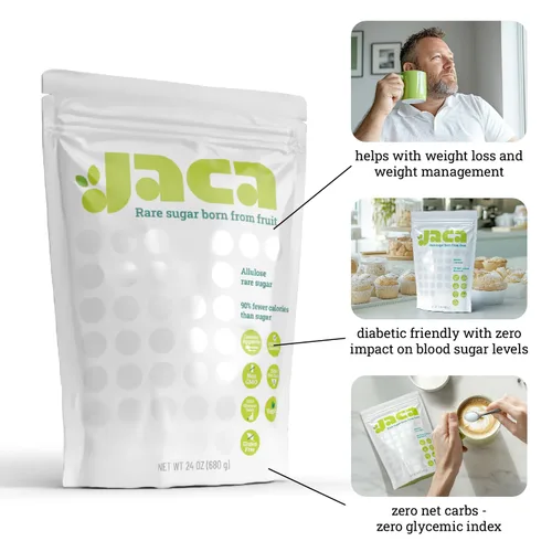 Miniatura 5 de Jaca Rare Sugar - Edulcorante de alulosa pura Sustituto saludable del azúcar para alimentos y bebidas Alternativa edulcorante apta para ceto