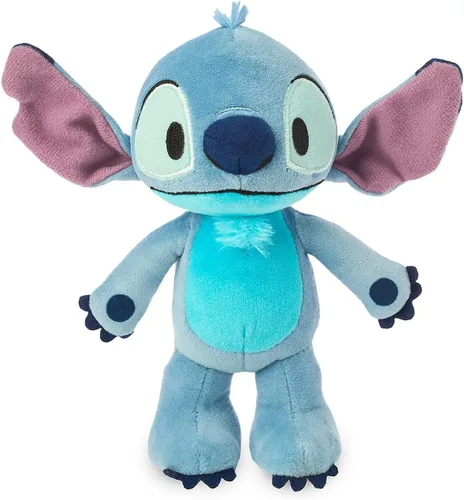 Disney Store Peluche oficial de Stitch nuiMOs – Peluche suave con características bordadas, manos posicionables y cabeza giratoria, manos magnéticas
