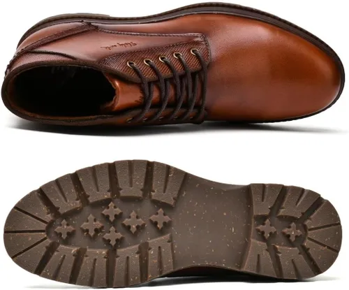 Miniatura 4 de Holy ark Casual Boots for Men Genuine Leather Oxford Dress Shoes