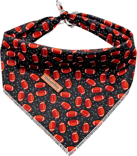 Miniatura 12 de Lionheart Glory Bandana para perro, bufanda azul para perro, estampado de cerveza, ajustable para perros pequeños a grandes