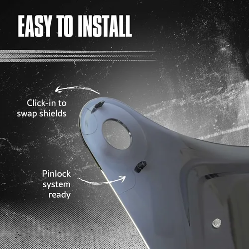 Miniatura 3 de SIMPSON Mod Bandit Motorcycle Helmet Visor Face Shield