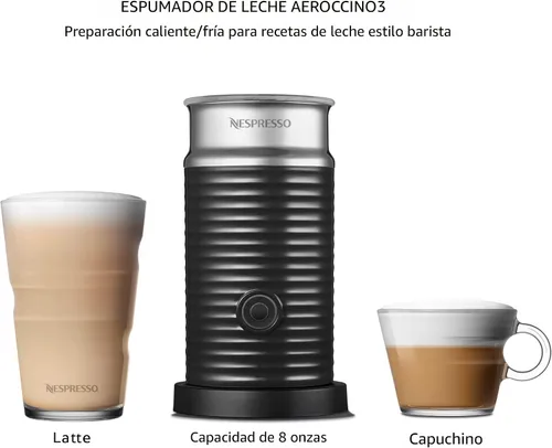 Miniatura 5 de Nespresso Vertuo Pop+ Deluxe de De'Longhi con Aeroccino, plateado