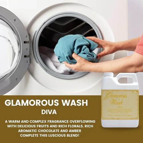 Miniatura 3 de Tyler Glam Wash Detergente para Ropa, Diva 454g, Líquido, 16 FL Oz HE Safe con Bolsita, Autoglam, Bentleygift Pluma Quitamanchas