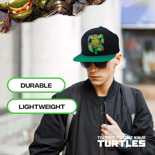 Miniatura 5 de Concept One Unisex-Adult Teenage Mutant Ninja Turtles Baseball Cap, TMNT Adult Skater Snapback Baseball Hat with Flat Brim