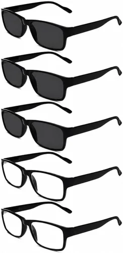 Miniatura 15 de Gaoye 1.25 Gafas de lectura profesionales para todo el día, lectores de computadora con protección de luz azul, paquete económico Paquete A1-5