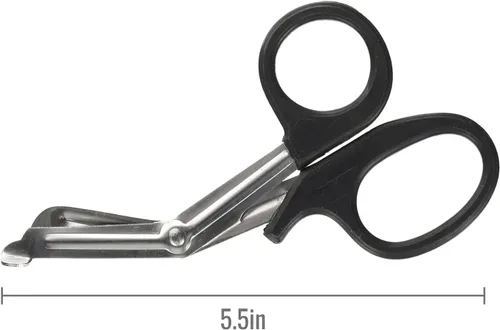 Miniatura 6 de Briggs Cizalla de corte de precisión utilitaria/paramédico de 5.5 pulgadas, color negro, 27-757-020 (paquete de 2)