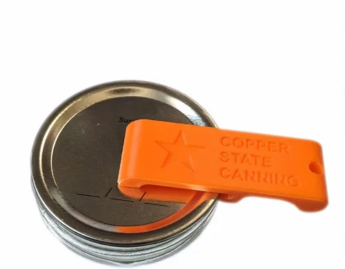 Miniatura 4 de Abrelatas de latas, abridor de tarros de masón, para tapas de boca regular y ancha, libera el sello al vacío, magnético (negro)