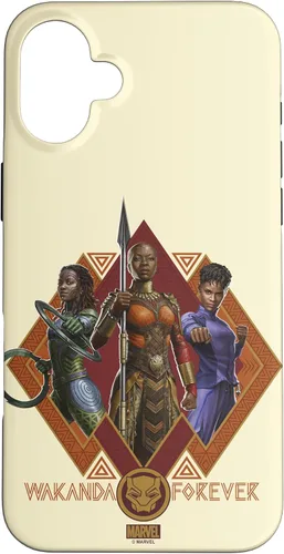 Miniatura 22 de iPhone 16 Marvel Black Panther: Wakanda Forever Hero Warrior Trio Case