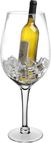 Copa de vino gigante transparente de 20 pulgadas cristal soplado a mano decorativos novedad cristalería/enfriador de champaña Magnum Bordeaux