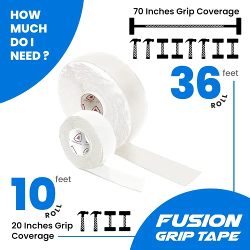 Miniatura 4 de Core Prodigy Fusion Grip Tape - Cinta de agarre de goma de silicona para barras de dominadas, barras, mancuernas, equipos deportivos y de gimnasio
