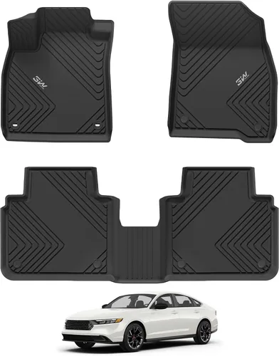 Miniatura 15 de 3W - Tapetes para Honda CR-V 2017-2022 (incluye híbrido) TPE, ajuste personalizado para todo tipo de clima, juego completo de tapetes para coche