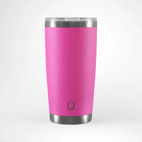 Miniatura 3 de GLUCK LUCKY - Vaso aislado de doble pared de 20 onzas, taza de viaje para oficina en casa, mantiene el café y las bebidas frías y calientes
