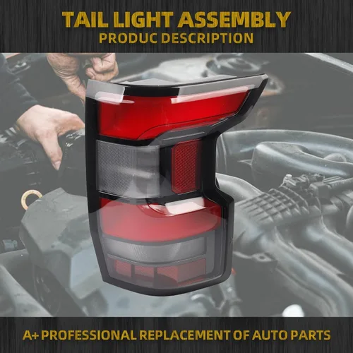Miniatura 2 de Dasbecan Conjunto de Luz Trasera del Lado Derecho del Pasajero Lámpara Trasera Compatible con Nissan Frontier 2022 2023 2024
