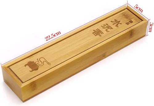Miniatura 3 de HEALLILY Soporte para varillas de incienso de bambú y caja de almacenamiento con colector de cenizas, almacenamiento portátil de incienso para yoga