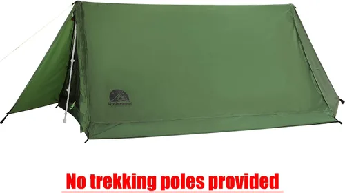 Miniatura 2 de 2-Person Trekking Pole Tent for Backpacking - Ultralight A-Frame Backpacking Tent, Two Person Waterproof Hiking Tent for Camping, Lightweight