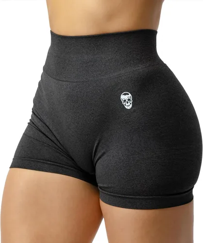 Miniatura 17 de Gymreapers Infinity Pantalones cortos de entrenamiento, sin costuras, de cintura alta, para mujer, pantalones cortos atléticos para gimnasio