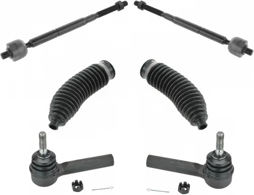 Miniatura 106 de TRQ Kit de dirección interior y exterior para lado del conductor y del pasajero delantero, con cremallera de dirección y fuelle de piñón compatible