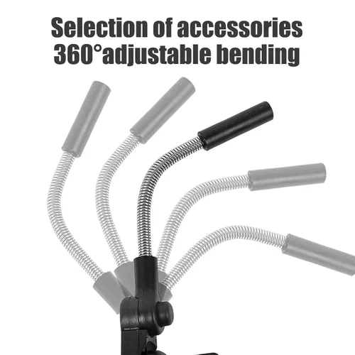 Miniatura 4 de Cochecito de bebé con abrazadera ajustable, sombrilla de protección para niños, paraguas con clip, sombrilla de 8 huesos para cochecito, silla