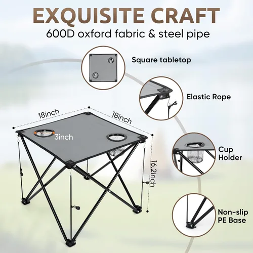 Miniatura 2 de HaSteeL Silla de playa plegable, sillas de camping negras plegables para exteriores, silla de playa baja portátil para adultos, pesca, picnic