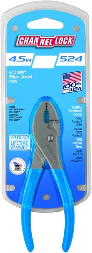 Miniatura 5 de Channellock 524 Alicates de Junta Deslizante Cizalla Little Champ, 4.5", Azul