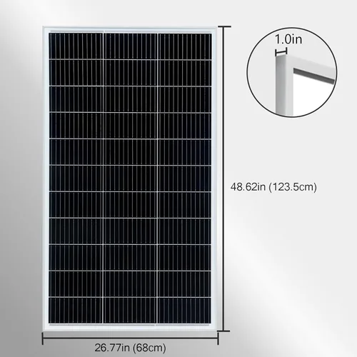 Miniatura 3 de Panel solar de 300 vatios de alta eficiencia monocristalinos FV módulos para sistema de 12V/24V RV Marine Van Boat Light y otras aplicaciones fuera