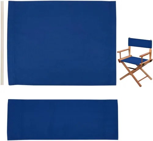 Miniatura 8 de GORGECRAFT Fundas para sillas de directores de 21 ~ 16 x 8 ~ 21 pulgadas, funda de asiento de lona negra para asiento y respaldo con palo de madera