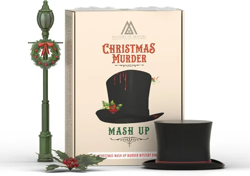 Miniatura 6 de Masters of Mystery Juego de cena de misterio de asesinato de Navidad victoriana - Juego de fiesta de Whodunnit para adultos - 4 a 20 jugadores