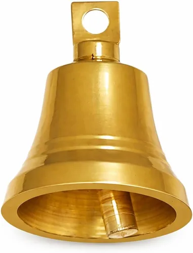 Miniatura 5 de Campanas pequeñas de latón indio para decoración de puerta del hogar, manualidades, campanas, decoración de Navidad, campanas de mascotas, adornos