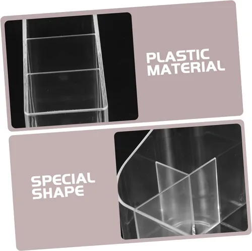 Miniatura 3 de Cabilock Soporte para brochas de maquillaje, organizador de maquillaje pequeño para cosméticos, caja de pinceles, lápiz labial, cuidado de la piel
