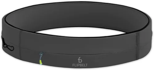 Miniatura 11 de FlipBelt Cinturón para correr con cremallera, riñonera para fitness y correr, empresa estadounidense Negro