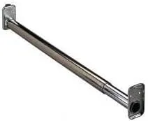Miniatura 2 de Knape & Vogt MFG CO KV2 ZC 30 - Barra ajustable de zinc para armario, 30/48 pulgadas