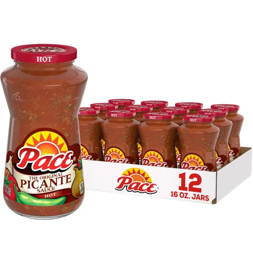 Miniatura 22 de Salsa picante caliente Pace, frasco de 16 oz
