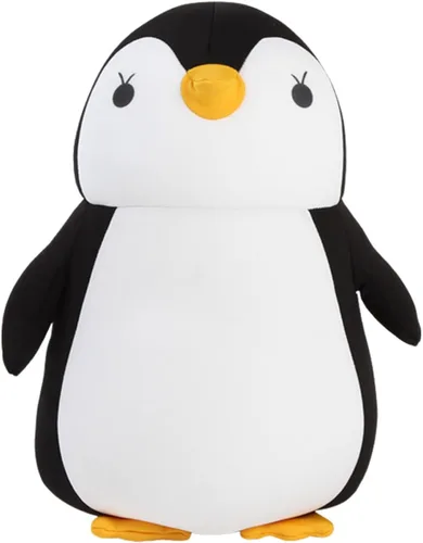 Miniatura 6 de Almohada de viaje 2 en 1 con cremallera y cuello en forma de U, bonita almohada de apoyo para el cuello de pingüino, almohada de viaje suave