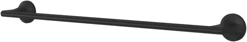 Pfister Pfirst - Toallero moderno para baño, 24 pulgadas, montado en la pared, atornillado, acabado negro mate, BTBPFM2B Mate negro