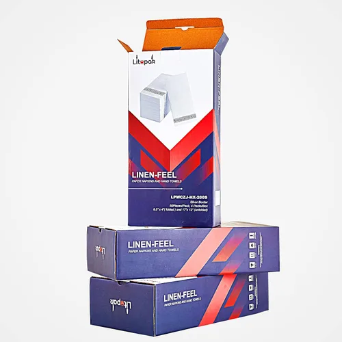 Miniatura 7 de LITOPAK Paquete de 200 toallas de mano de papel para baño, toallas de invitados desechables y servilletas de papel desechables para el baño, cocina