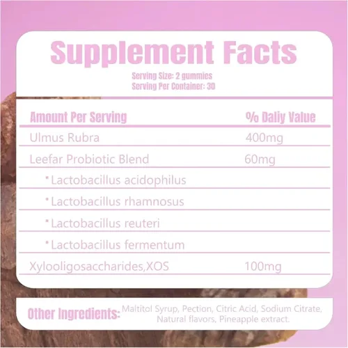 Miniatura 2 de Her Juicy - Gomitas de probióticos femeninos para mujer, sabor a piña, apoya el equilibrio del pH, la salud intestinal y el sistema inmunológico