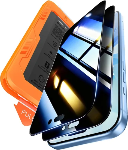 Miniatura 25 de BossKiss Protector de pantalla para iPhone 11/iPhone XR, dureza TOP 9H de grado militar a prueba de roturas, vidrio templado HD, cobertura completa