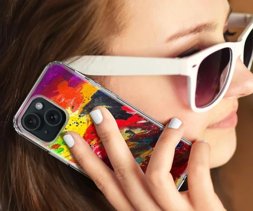 Miniatura 5 de Funda transparente antiamarillamiento para iPhone 15, 6.1 pulgadas, protección contra caídas de grado militar de 6.6 pies, delgada a prueba