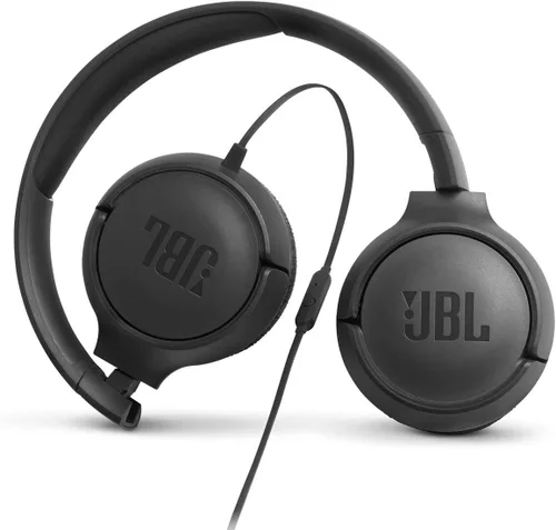 Miniatura 7 de JBL Tune 500 - Auriculares con cable en la oreja, sonido JBL Pure Bass, control remoto/micrófono de 1 botón, cable plano sin enredos, diseño ligero