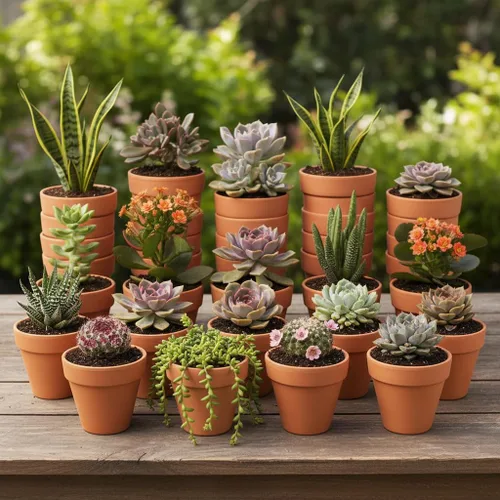 Miniatura 7 de YESIACE Juego de 24 macetas de terracota de 4 pulgadas, maceta de terracota con agujeros de drenaje, perfecta para plantar, pintar, bodas y fiestas