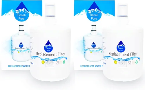 Paquete de 2 filtros de agua de repuesto para refrigerador KTRC22ELBT01, compatible con KitchenAid 8171413, 8171414 cartucho de filtro de agua para