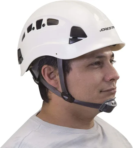 Miniatura 9 de JORESTECH - Casco de ABS para trabajar en altura y rescate con ranura ventilada con trinquete ajustable de suspensión de 6 puntos ANSI Z89.1-14