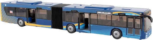 Daron MTA Autobús de la Ciudad de Nueva York 16" Autobús Articulado RT8571 Juguete, Azul, Marrón