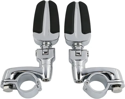 Miniatura 46 de TCT-MOTORPARTS Soportes de clavijas de pie de barra de carretera negro para Harley Touring 22/25/32/1.378 in